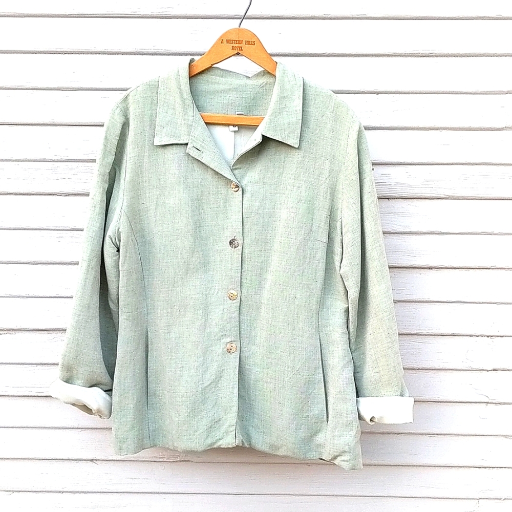 Riki linen light jacket